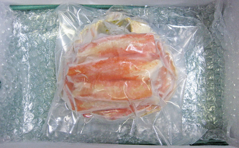 【配送日指定可】【数量限定】夫婦蟹 甲羅盛セット 松葉蟹 ほぐし身（特々上）※活き蟹（1,300g級）とコッペがに（中サイズ3個）