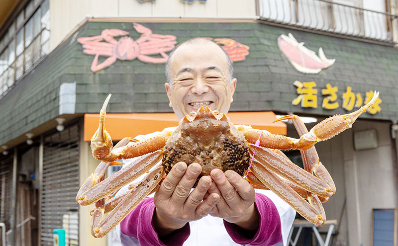 【配送日指定可】【数量限定】夫婦蟹 甲羅盛セット 松葉蟹 ほぐし身（大）※活き蟹（900g級）とコッペがに（中サイズ3個）