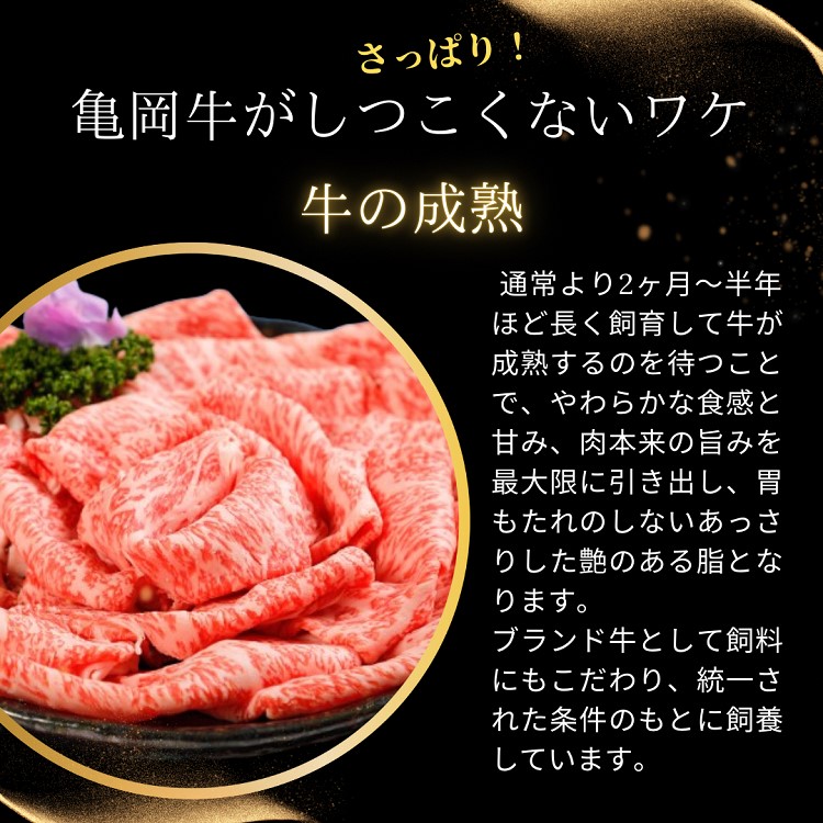 「亀岡牛」モモスライス　300ｇ ☆祝！亀岡牛 2023年最優秀賞（農林水産大臣賞）受賞 ※北海道・沖縄・離島への配送不可