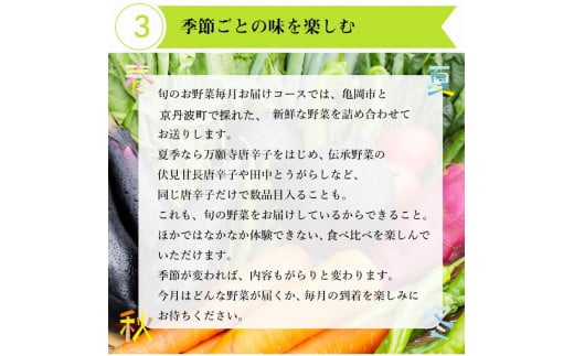 【6回定期便】旬の京野菜　毎月お届けスペシャルコース（全6回）＆『葉酸たまご』10個入り×1パック×3回分付き《野菜定期便 野菜詰め合わせ 野菜セット 京野菜 旬の野菜 新鮮野菜 有機野菜 減農薬 卵》※沖縄・離島・諸島へのお届け不可