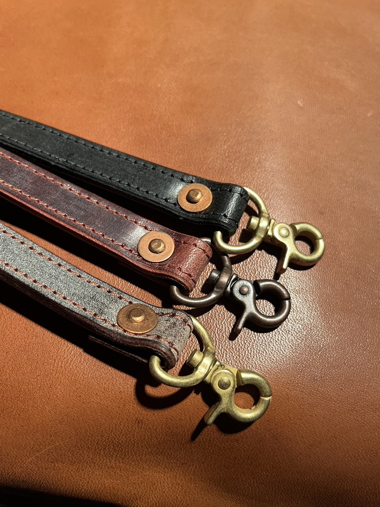 【選べるカラー3色】本革 トラッカーウォレット ウォレットロープ セット 全3色 ブライドルレザー≪高級 長財布 メンズ ギフト 手作り≫