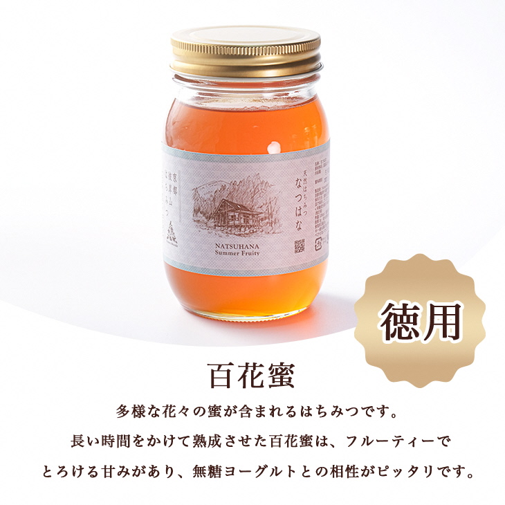 京都・彼岸山 徳用 天然 はちみつ 百花蜜 550g × 2本 1100g 瓶 Honey Woods《純粋 非加熱 国産 完熟 無添加 生はちみつ 家庭用 蜂蜜 健康 ダイエット》訳あり