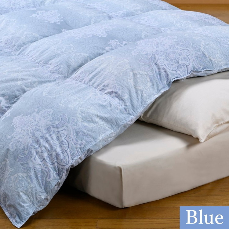 ＜京都金桝＞羽毛布団 シングル ホワイトコウダ ポーランド産マザーホワイトグースダウン95％ 1.2kg 日本製 冬用 布団 新生活 DP450 京都亀岡産 セーヌ 新生活◇