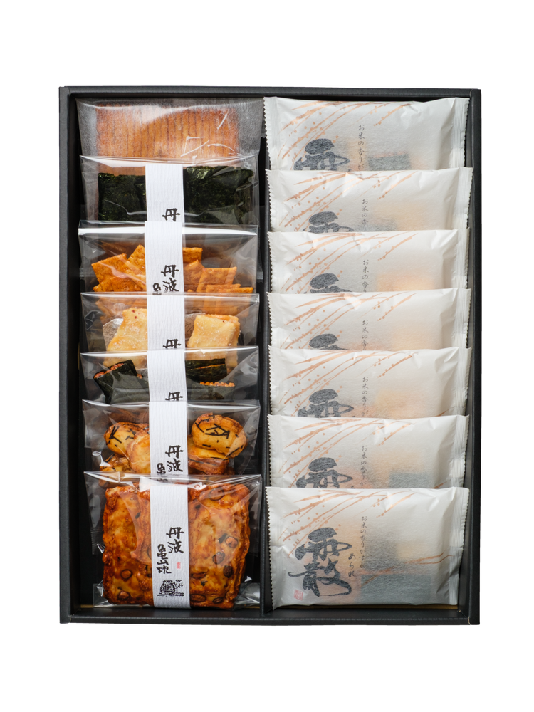 《保津川あられ本舗》 丹波亀山焼セット