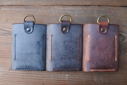 【選べるカラー3色】三つ折りウォレット 手のひらサイズ 財布 本革 全3色 雑貨 日用品 ファッション おすすめ 革小物