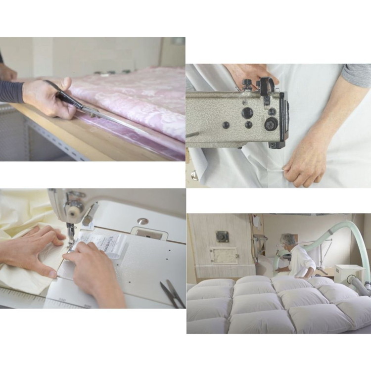 ＜京都金桝＞羽毛布団 シングル ホワイトコウダ ポーランド産マザーホワイトグースダウン95％ 1.2kg 日本製 冬用 布団 新生活 DP450 京都亀岡産 セーヌ 新生活◇