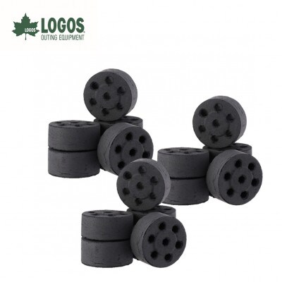 エコココロゴス・ミニラウンドDECO6　BBQなどアウトドアで使える炭　83100116×3個【配送不可地域：沖縄県】【1576447】