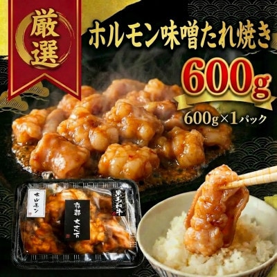 ホルモン味噌たれ焼き 焼肉用 600g(600g×1P)【配送不可地域：離島】【1481709】