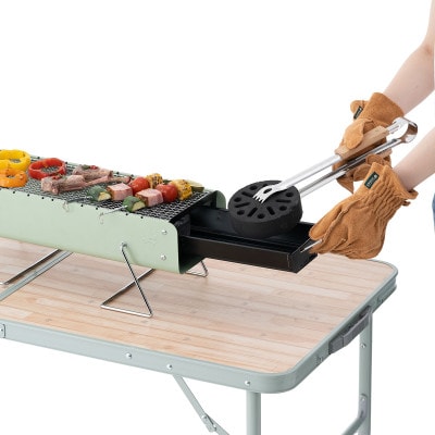 LOGOS 卓上炉端グリルM アウトドアやキャンプ、室内BBQでも大活躍のグリル。81060940【1667176】