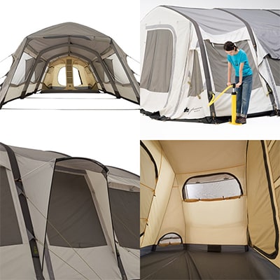 グランベーシック エアマジック リビングハウス キャンプアウトドアにはエアテント!71805532【1663646】