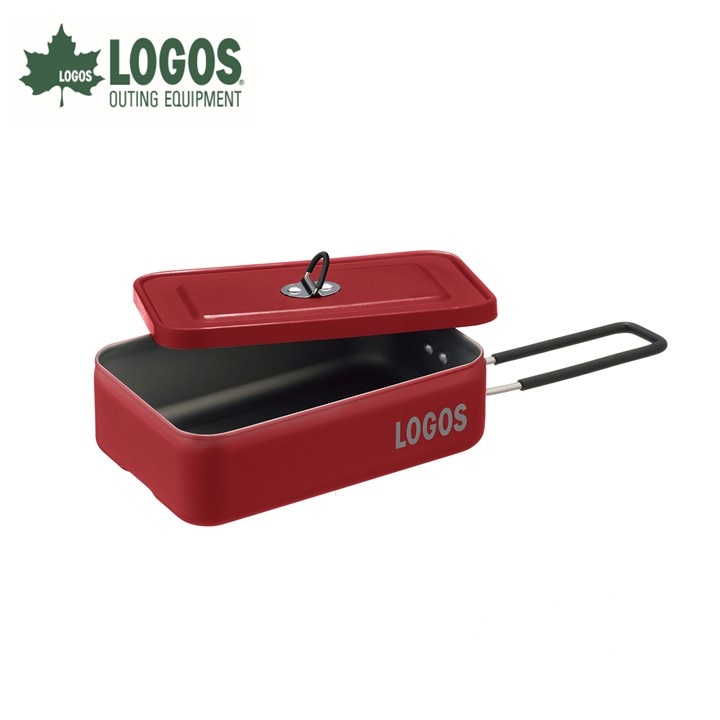 LOGOS カラーメスキット レッド ソロキャンプや少人数レジャーで大活躍 88230253【1720058】