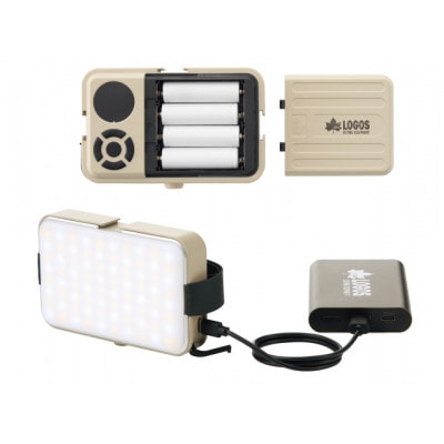 野電 バッテリーPANELライト アウトドアやキャンプに加えて電池式の為、防災にも!74176060【1719162】