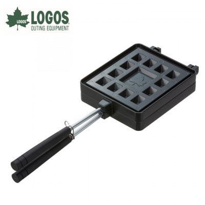 LOGOS ワッフルパン 着脱可能ハンドルでコンパクト収納。お手入れ簡単 81062242【1689530】