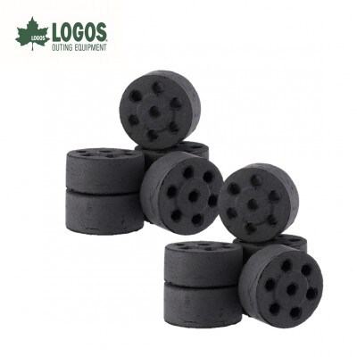 エコココロゴス・ミニラウンドDECO6　BBQなどアウトドアで使える炭　83100116×2個【配送不可地域：沖縄県】【1576444】