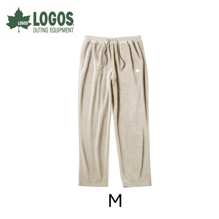 LBL ボディリカバリー ベロアスウェットパンツ M ベージュ 就寝時におすすめ 35213663【1718828】