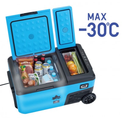 野電エレキャン・凍結冷凍冷蔵庫 25(-30℃/20℃ 2ドア ホイール)74175092【1696812】