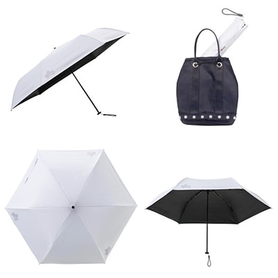 ソーラーブロック日傘・コンパクト(晴雨兼用)通勤、通学でも使えるアウトドア日傘!　81336745【1664375】