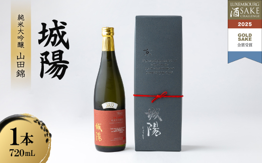 日本酒「城陽」純米大吟醸40(山田錦)720ml 【京都府城陽市】贈答用にもおすすめ【1456149】
