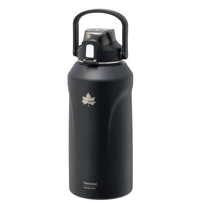 TW 真空断熱 ラージアイスドリンクボトル BK 1800ml 大容量のボトル! 81286261【1745427】