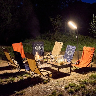 LOGOS ソーラースタンドライトセット アウトドアなどのキャンプや災害時にも大活躍74175630【配送不可地域：沖縄県】【1719932】