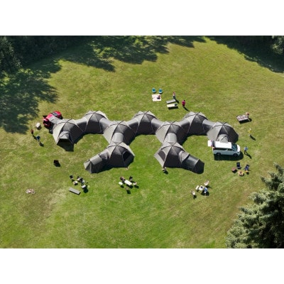 neos コネクトベース・ヘキサドーム 600-BF 大人数でも広々大型ドームテント71202007【1718966】