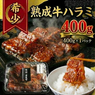 熟成 牛ハラミ大判 焼肉用 400g(400g×1P)【配送不可地域：離島】【1481503】