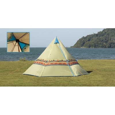 LOGOS ナバホ Tepee 400 ナバホ柄のロゴスの定番大型ティピーテント 71806500【1688883】