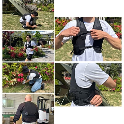 LOGOS ペルチェクールベスト 熱中症対策として屋外での活動に大活躍の冷却ベスト　81336711【1666967】