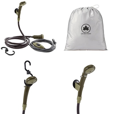 パワードシャワー(DC専用)キャンプや車中泊におすすめ、防災用品としても!　69930011【1663569】