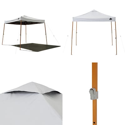 ソーラーブロック Qセットタープ220　キャンプやアウトドア、BBQで熱中症対策!71661022【1663603】