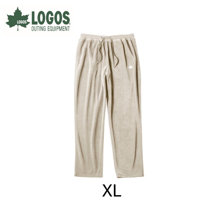 LBL ボディリカバリー ベロアスウェットパンツ XL ベージュ 就寝時におすすめ 35213661【1718838】