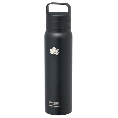 TW 真空断熱 炭酸対応ボトル BK 500ml 保冷対応のステンレスボトル 81286121【1745202】