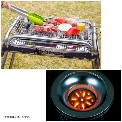 エコココロゴス・ラウンドDECO2　BBQなどアウトドアで使える炭　83100112×2個【配送不可地域：沖縄県】【1583115】