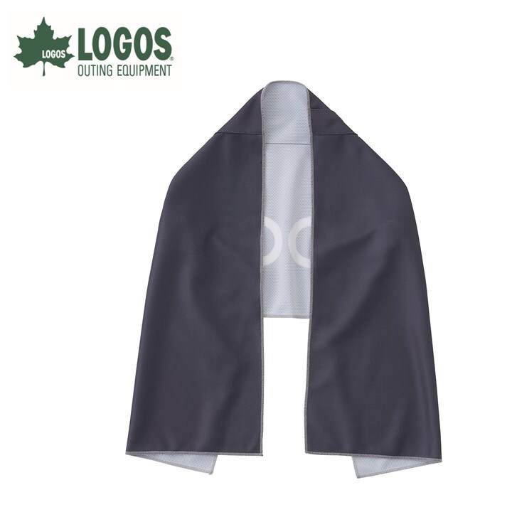 LOGOS ネッククーラー グレー フェイスタオルサイズで日常使いにも 34206219【1718688】