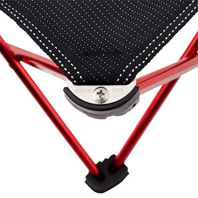 7075キュービックチェア(レッド)300gで超軽量!旅行やアウトドアで大活躍!　73175001【1667153】