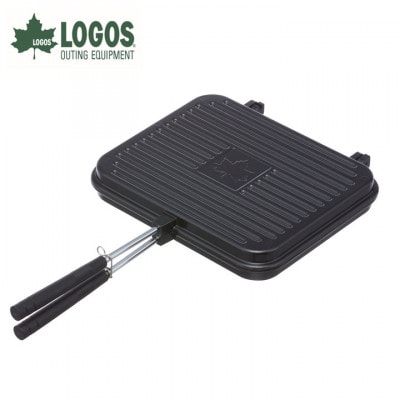 LOGOS グリルサンドパン お肉やお魚を焼く他に、ホットサンドメーカーとしても! 81062246【1689539】