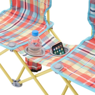ペアチェア プラス-AI(チェッカー)家族や友達とアウトドアやキャンプで大活躍。73173097【1689395】
