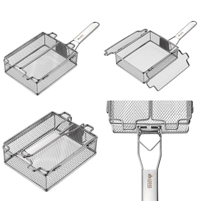 炭火もも焼き器 鶏肉やコーヒー豆、銀杏を煎るなどアウトドアやキャンプで大活躍!　81062150【1664222】