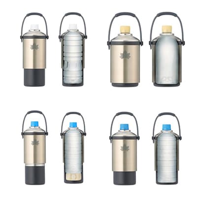 真空「温・冷」ペットボトルシリンダー アウトドアでも使えるペットボトルホルダー!　81287640【1664326】