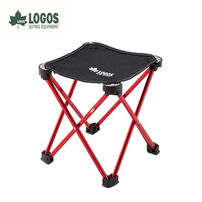 7075キュービックチェア(レッド)300gで超軽量!旅行やアウトドアで大活躍!　73175001【1667153】