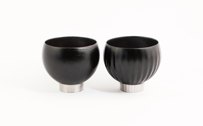 【手作り漆器】 湯呑み sukuf black ペア セット 漆器×金属 手作り 漆器 湯呑 湯飲み 湯のみ ゆのみ 湯呑み茶碗 食器 器 おしゃれ 雑貨 キッチン用品 キッチン ぐい呑み 小鉢 天然木 本漆 酒器 京都 工芸品 民芸品 日用品 京都府向日市