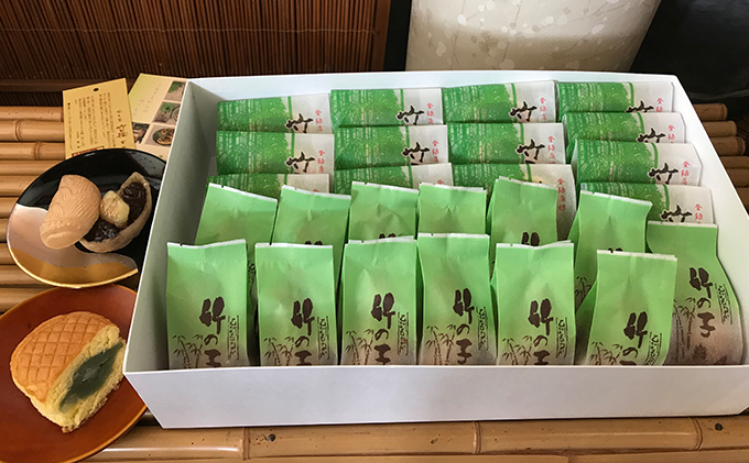 和菓子 竹の徑 13個入り 乙訓竹の子 もなか 13個入り セット 京都 お菓子 菓子 スイーツ デザート おやつ 最中 常温保存 たけのこ タケノコ 筍 竹の子 あんこ 餡子 こしあん 笹餡 丹波大納言小豆 京都府向日市
