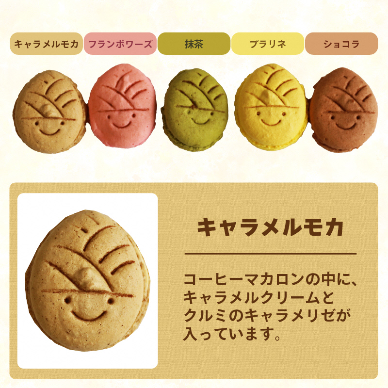 タケノコ戦隊マカロンジャー マカロン 5色 1箱 化粧箱入り｜デザート スイーツ 焼き菓子 たけのこ タケノコ たけのこマカロン ご当地 京都 長岡京 長岡京市 [1484]