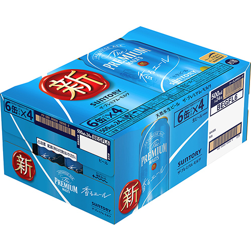 《6ヶ月定期便》〈天然水のビール工場〉京都直送 プレモル《香る》エール500ml×24本 全6回 [1424]