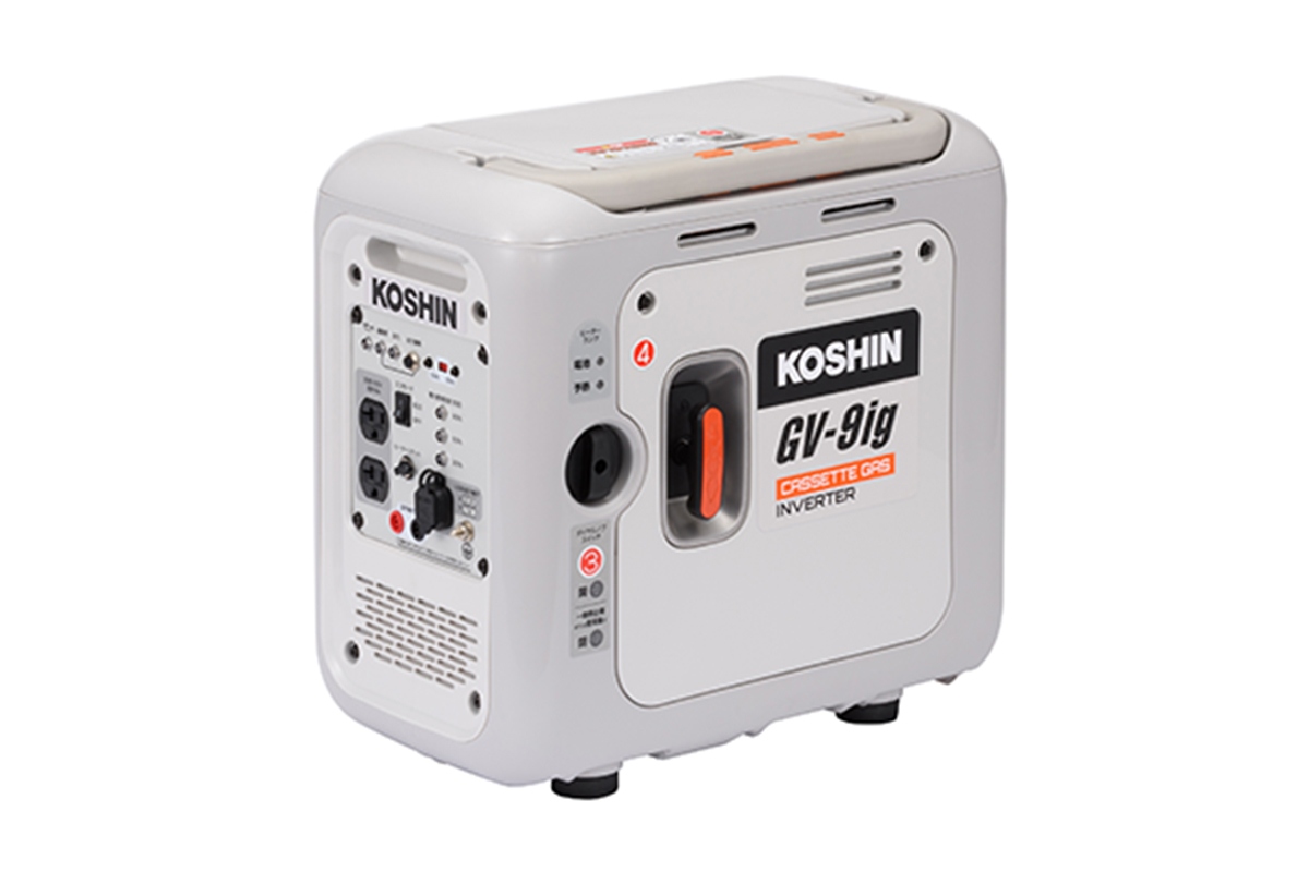カセットガス式インバーター発電機 GV-9ig [1604]