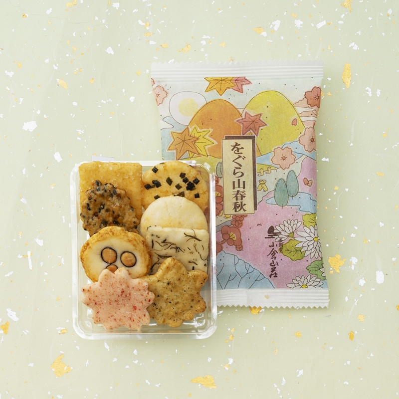をぐら山春秋 小缶 あられ おかき 小倉山荘｜ 京都 人気 おすすめ おいしい グルメ 食べ比べ 詰め合わせ セット お取り寄せ ふるさと納税 [1669]