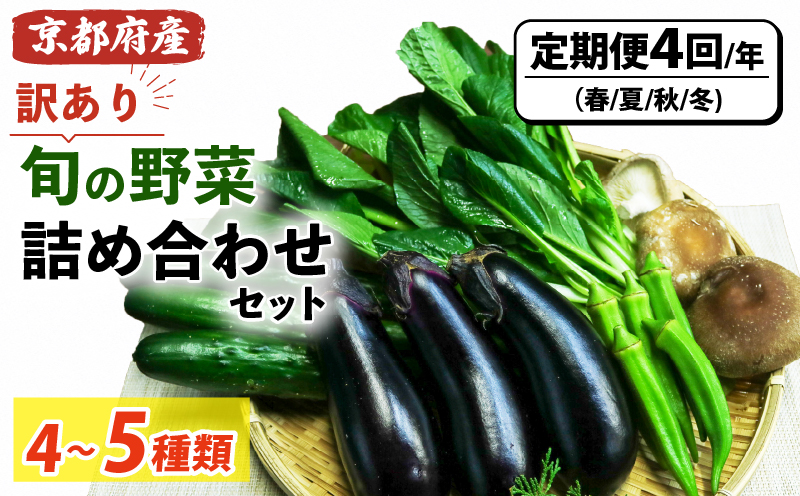 【訳あり・定期便】旬の野菜詰め合わせ（全4回 春・夏・秋・冬）