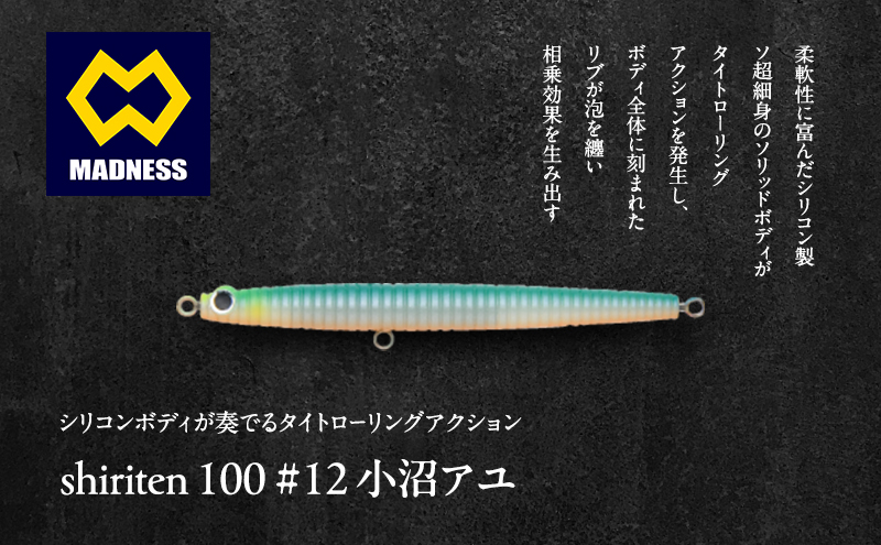 シリテン 100 #12 小沼アユ〈釣り、ルアー、釣り具、スポーツ〉雑貨 日用品