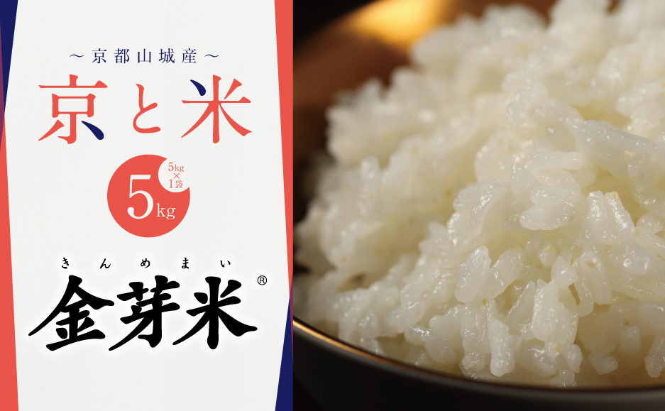 京都山城産 京と米  金芽米 5kg R7年度産 お米 米 ごはん おにぎり お弁当 健康 玄米の栄養 無洗米 糖質 カロリーオフ 時短 東洋ライス 京都府 京田辺市 kt2026