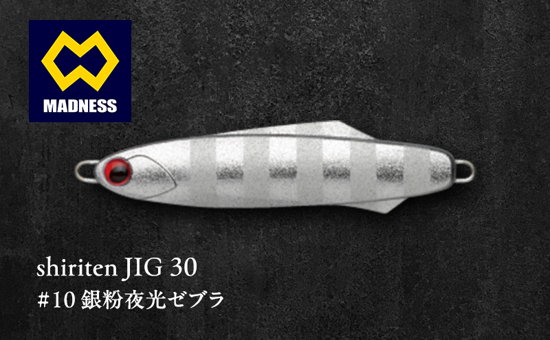 shiriten JIG 30 #10 銀粉夜光ゼブラ